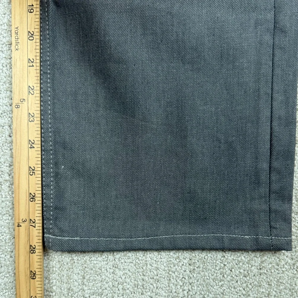 NEW Levi's 569 Mens 33x30 (Actual 35x28) Gray Loose Straight Fit Denim Jeans